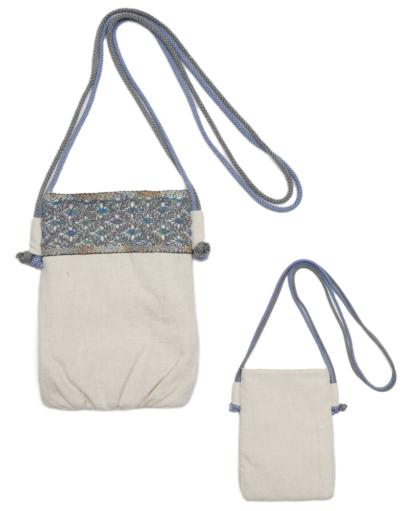 レース付きデニムポシェット / BEH07062WA