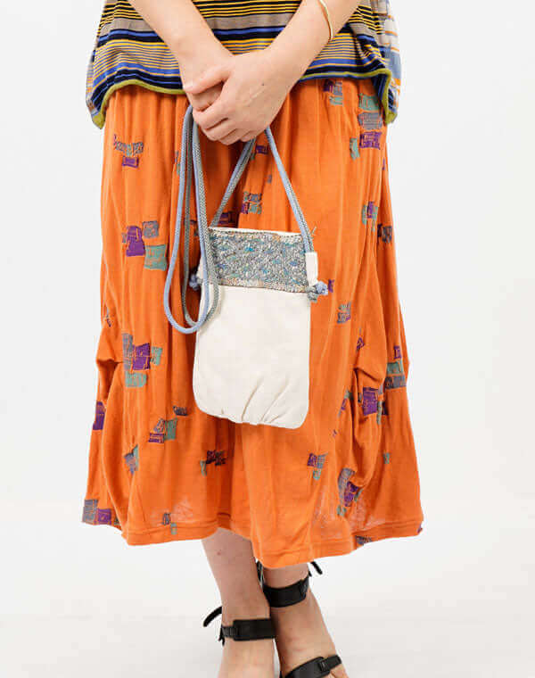 
                  
                    Load image into Gallery viewer, レース付きデニムポシェット / BEH07062WA
                  
                