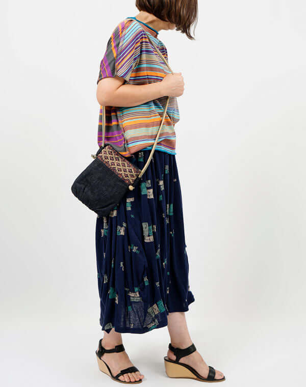 
                  
                    Load image into Gallery viewer, ランダムボーダー2WAYプルオーバー / BEH07067WA
                  
                