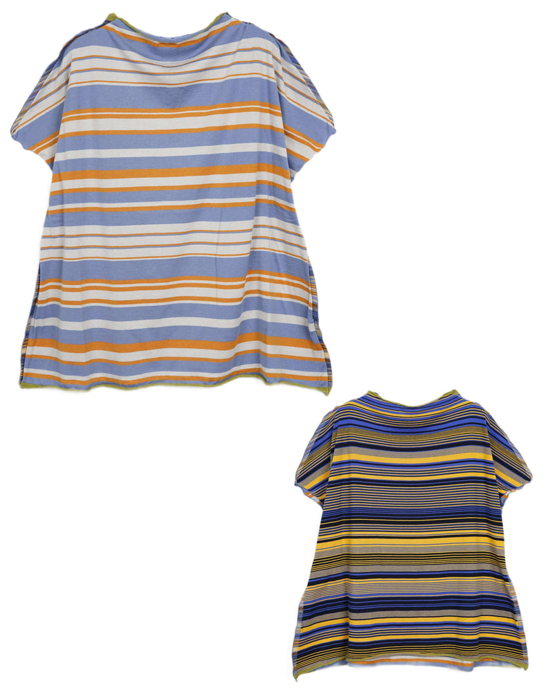 ランダムボーダー2WAYチュニック / BEH07068WA