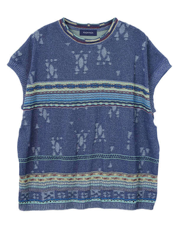 
                  
                    Load image into Gallery viewer, 綿麻ジャージーニットドッキングベスト / BEH07070WA
                  
                