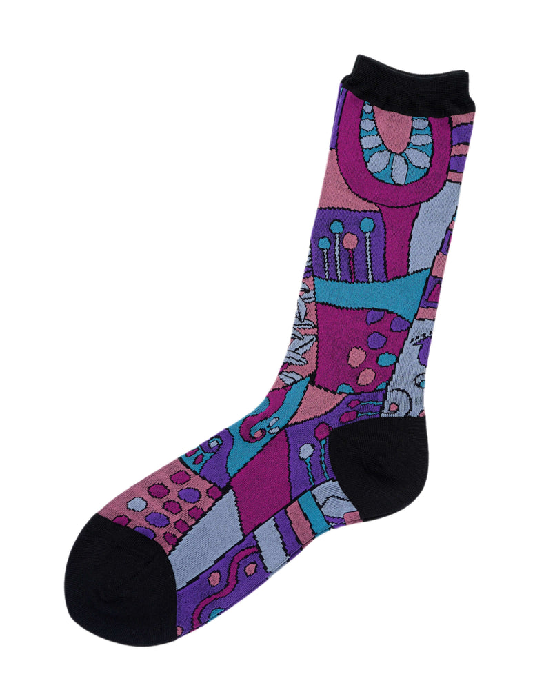 
                  
                    Load image into Gallery viewer, パッチワーク柄ソックス / BEH07072WA
                  
                