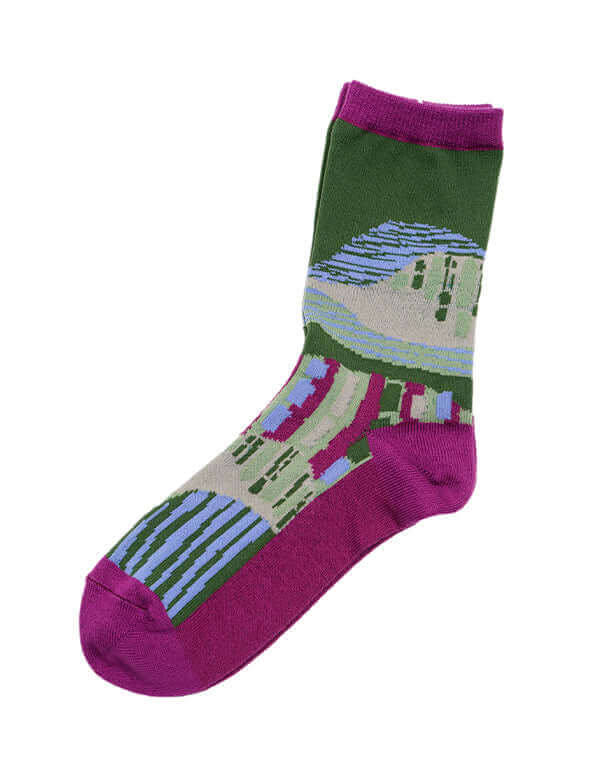 
                  
                    Load image into Gallery viewer, 風景柄ソックス / BEH07074WA
                  
                