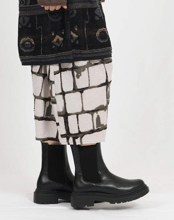 
                  
                    Load image into Gallery viewer, ウールチェック柄ジャージーサルエルパンツ / BEA07476WA
                  
                