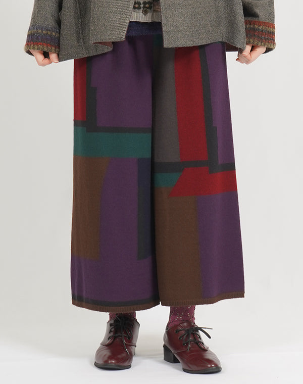 
                  
                    Load image into Gallery viewer, 圧縮ウールニットパンツ / BEF07635WA
                  
                