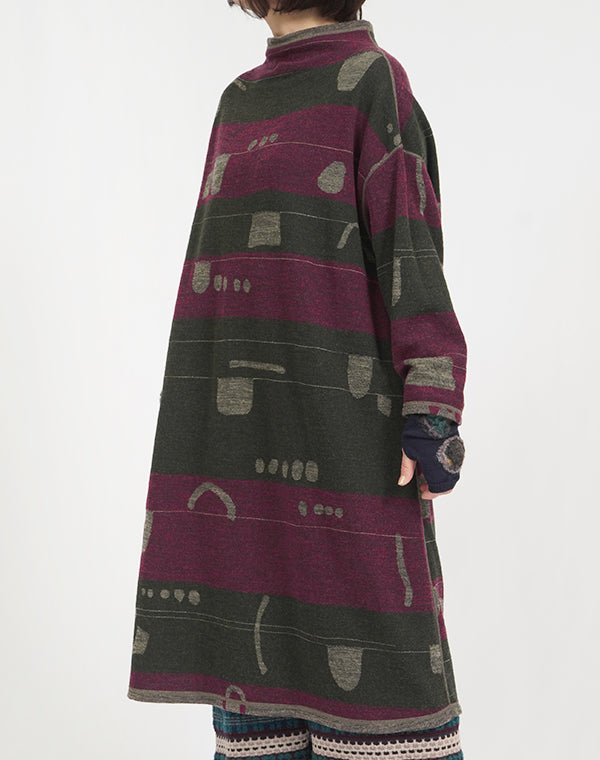 
                  
                    Load image into Gallery viewer, ポケットドット柄ジャージーリバーシブルワンピース / BEF07663WA
                  
                