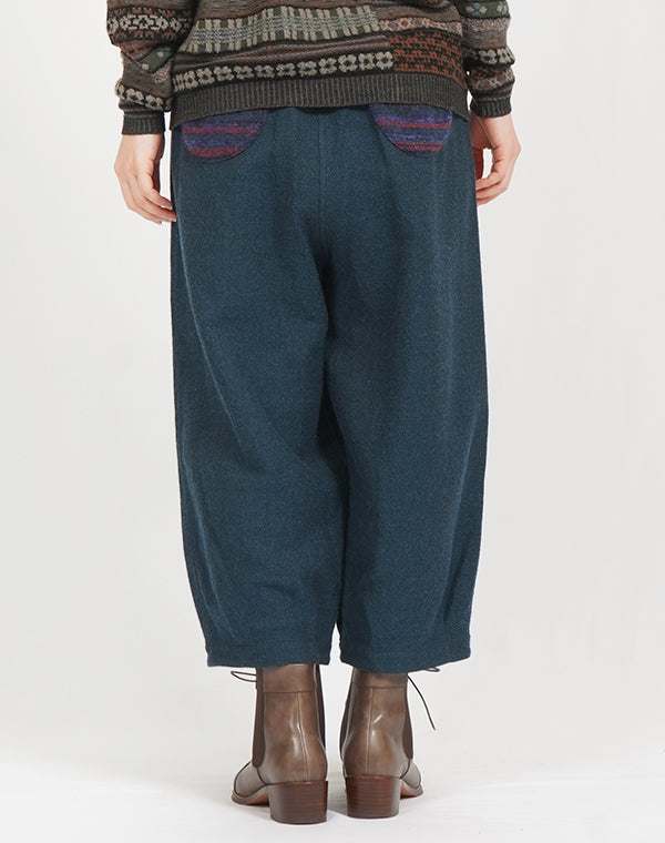 
                  
                    Load image into Gallery viewer, ウールコットンリバーシブルバルーンパンツ / BEF07656WA
                  
                