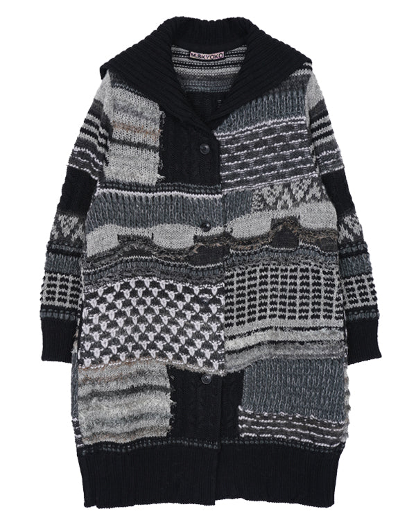 
                  
                    Load image into Gallery viewer, ファンシーMIXニットコート / BEA01450WA
                  
                