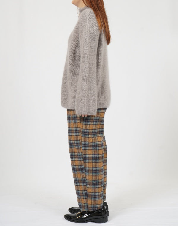 
                  
                    Load image into Gallery viewer, シルクモヘア畦プルオーバー / BEF01656WA
                  
                