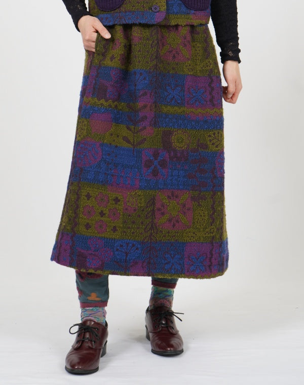 
                  
                    Load image into Gallery viewer, ボタニカルロービングスカート / BEF01675WA
                  
                