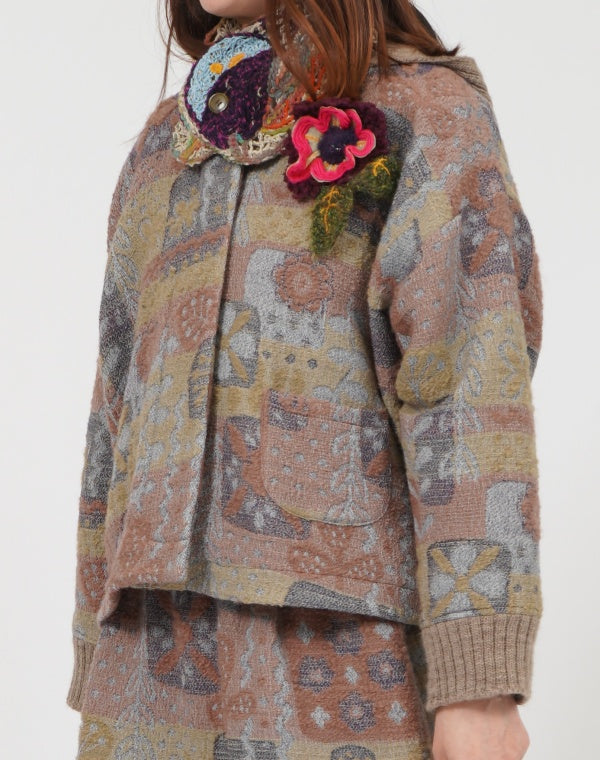 
                  
                    Load image into Gallery viewer, ふちどり花コサージュ / BEF01651WA
                  
                