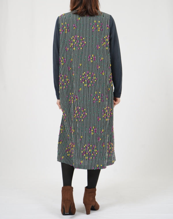 
                  
                    Load image into Gallery viewer, 寄せ植えチェックワンピース / BEF01669WA
                  
                