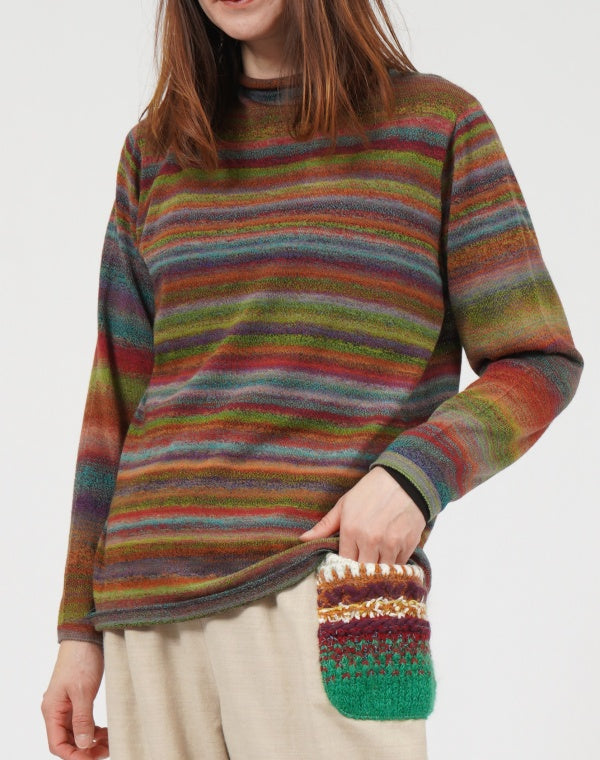 
                  
                    Load image into Gallery viewer, シームレスグラデボトルネックプルオーバー / BEF01652WA
                  
                