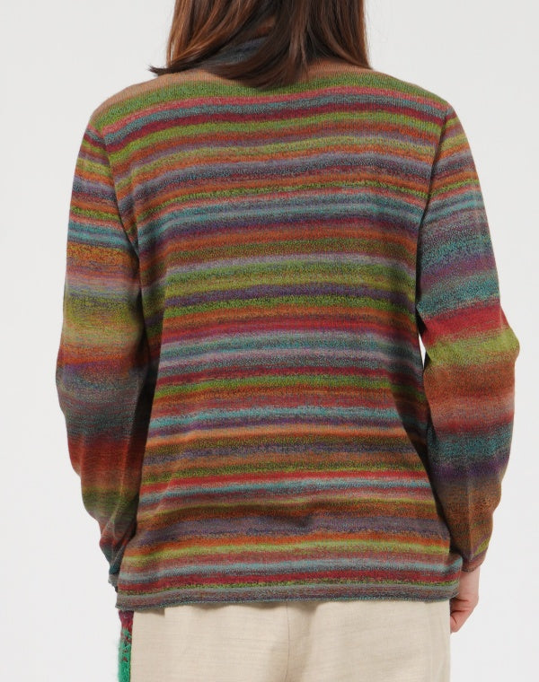 
                  
                    Load image into Gallery viewer, シームレスグラデボトルネックプルオーバー / BEF01652WA
                  
                