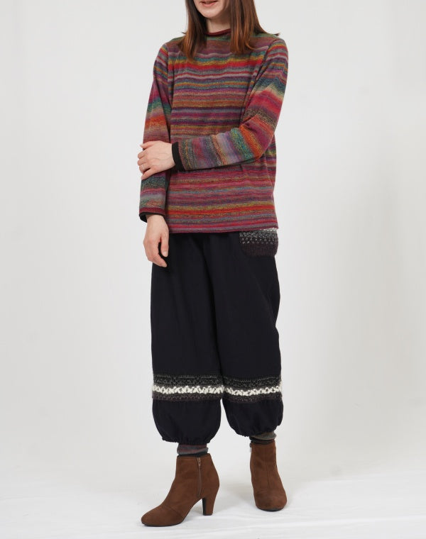 
                  
                    Load image into Gallery viewer, シームレスグラデボトルネックプルオーバー / BEF01652WA
                  
                