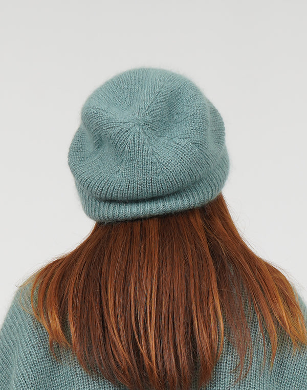 
                  
                    Load image into Gallery viewer, シルクモヘアニット帽 / BEF01659WA
                  
                