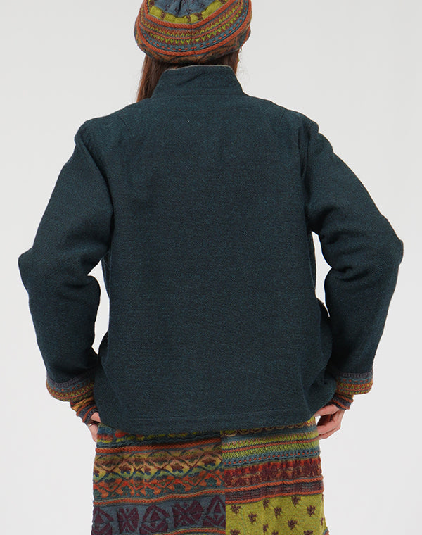 
                  
                    Load image into Gallery viewer, ウールコットンリバーシブルショートコート / BEF01664WA
                  
                