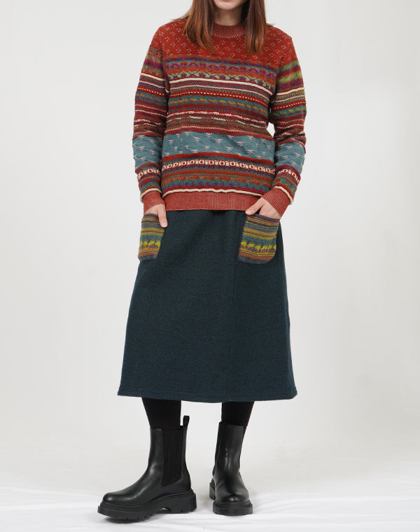 
                  
                    Load image into Gallery viewer, アンティークジャカードプルオーバー / BEF01601WA
                  
                