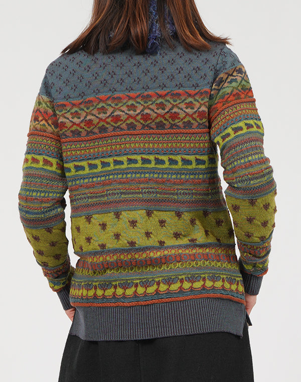 
                  
                    Load image into Gallery viewer, アンティークジャカードプルオーバー / BEF01601WA
                  
                