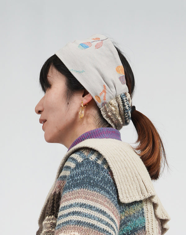 
                  
                    Load image into Gallery viewer, ファンシーMIXジャージー切替ヘアバンド / BEA01453WA
                  
                