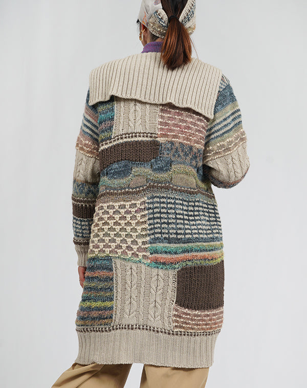 
                  
                    Load image into Gallery viewer, ファンシーMIXニットコート / BEA01450WA
                  
                