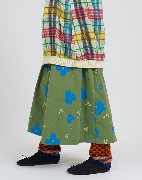 
                  
                    Load image into Gallery viewer, ペーパーフラワーギャザースカート / BEA01492WA
                  
                