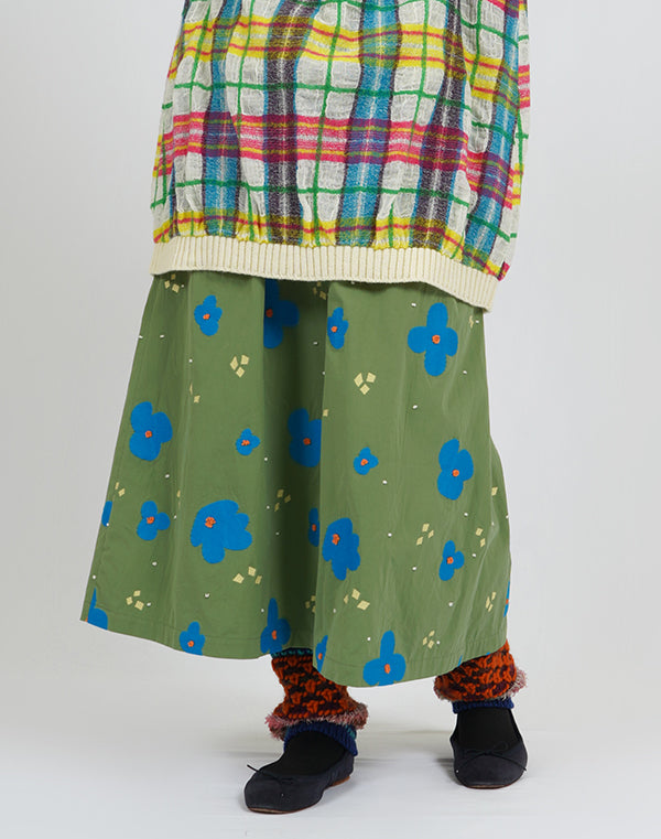 
                  
                    Load image into Gallery viewer, ペーパーフラワーギャザースカート / BEA01492WA
                  
                