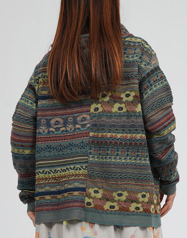 
                  
                    Load image into Gallery viewer, 実りの森切替フーディーカーディガン / BEA01405WA
                  
                