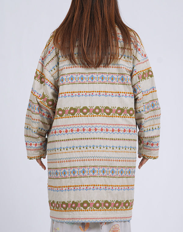 
                  
                    Load image into Gallery viewer, フラワーラインドルマンコート / BEA01467WA
                  
                