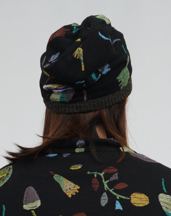 
                  
                    Load image into Gallery viewer, アースインターシャリバーシブルニット帽 / BEA01434WA
                  
                