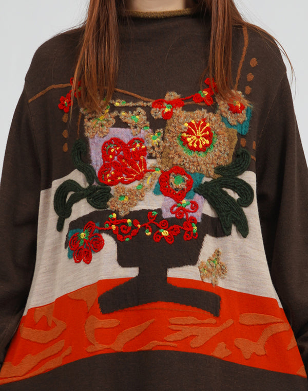 
                  
                    Load image into Gallery viewer, フラワーベース刺繍ワンピース / BEA01415WA
                  
                