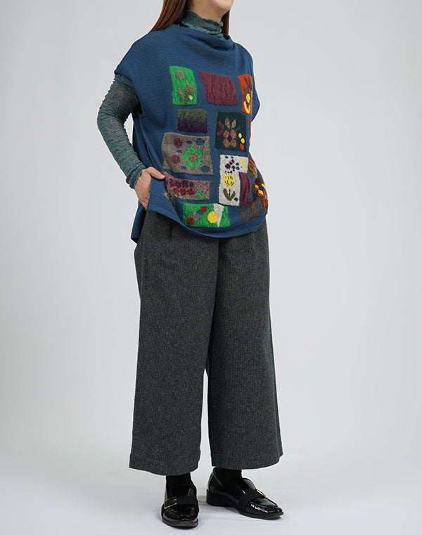 
                  
                    Load image into Gallery viewer, 千鳥チェックワイドパンツ / BEA01510WA
                  
                