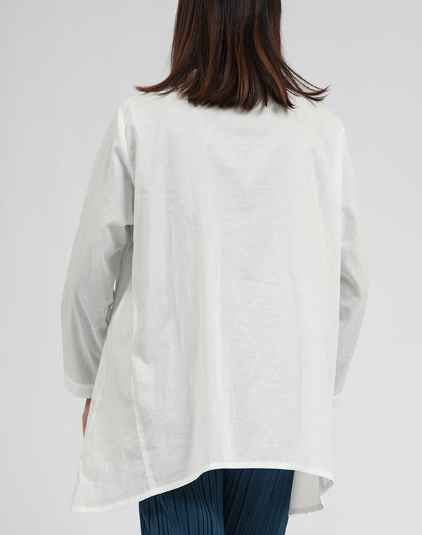 
                  
                    Load image into Gallery viewer, ニットポケットチュニックローンシャツ / BEA01499WA
                  
                