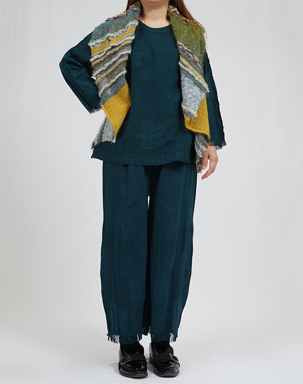 
                  
                    Load image into Gallery viewer, ファンシーボーダードレープベスト / BEA01442WA
                  
                