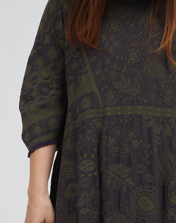 
                  
                    Load image into Gallery viewer, シームレスリバーシブルニットレースワンピース / BEA01523WA
                  
                