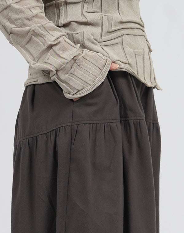 
                  
                    Load image into Gallery viewer, 起毛コットンギャザーパンツ / BEA01501WA
                  
                