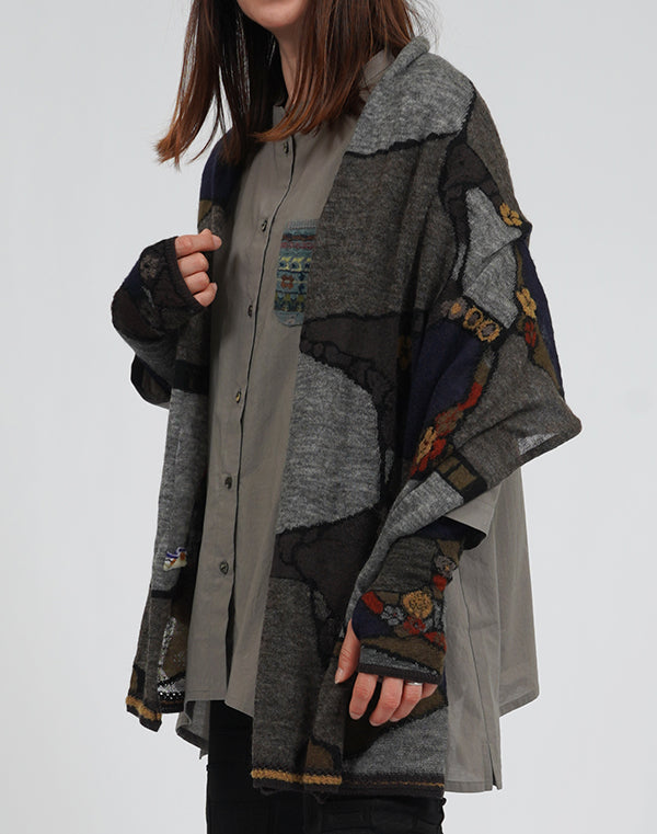 
                  
                    Load image into Gallery viewer, アースインターシャシアーショール / BEA01433WA
                  
                