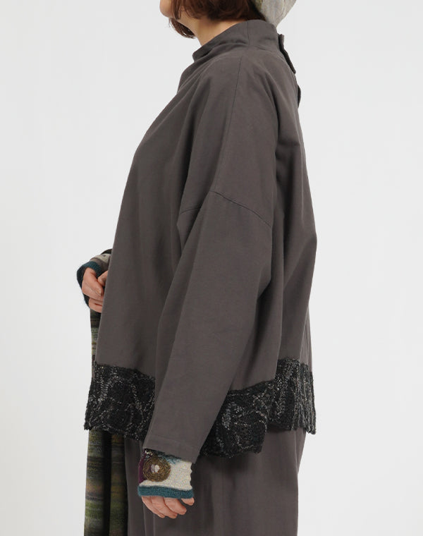 
                  
                    Load image into Gallery viewer, レース付きブラウス / BEA07470WA
                  
                