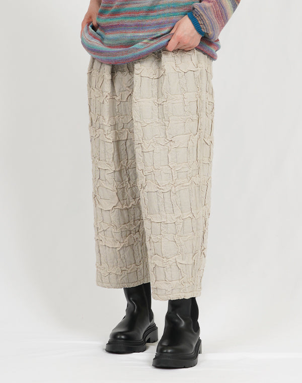 
                  
                    Load image into Gallery viewer, 穴あきチェック柄リバーシブルパンツ / BEA07450WA
                  
                