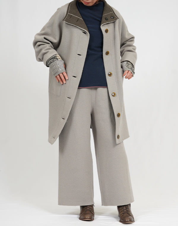 
                  
                    Load image into Gallery viewer, ウールコットンリバーシブルニットパンツ / BEA07436WA
                  
                