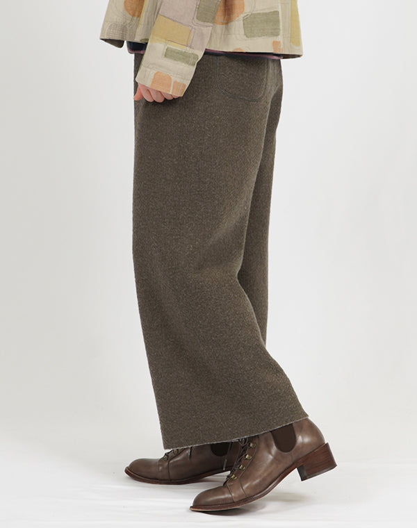 
                  
                    Load image into Gallery viewer, ウールコットンリバーシブルニットパンツ / BEA07436WA
                  
                