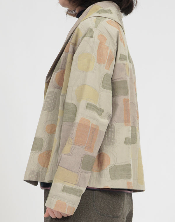 
                  
                    Load image into Gallery viewer, ジオメトリー柄ジャケット / BEA07453WA
                  
                