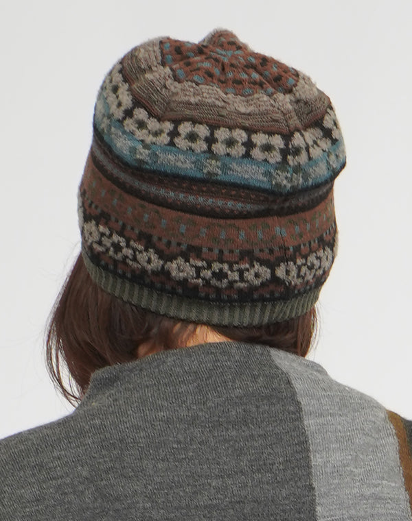 
                  
                    Load image into Gallery viewer, MIX ジャカードリバーシブルニット帽 / BEF07609WA
                  
                