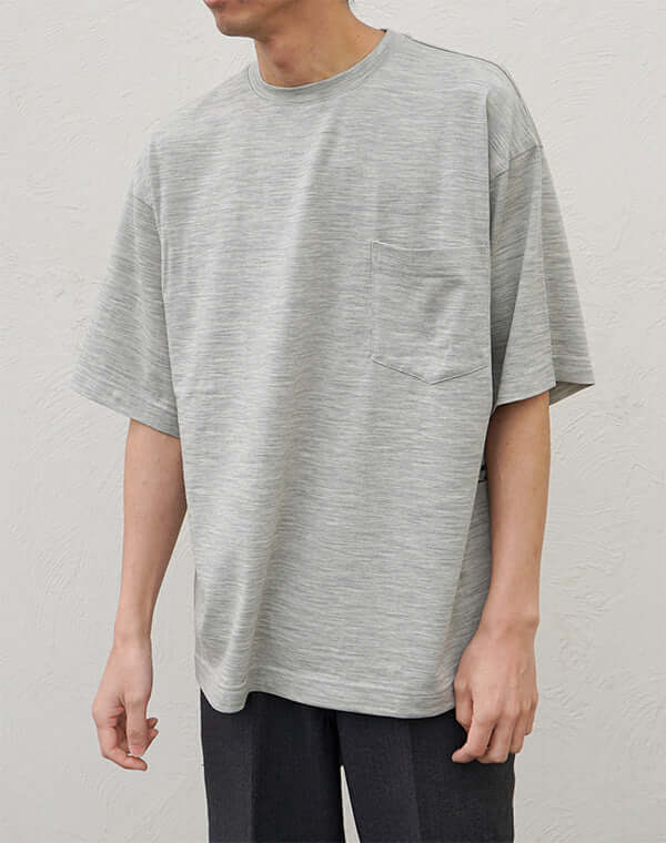 
                  
                    Load image into Gallery viewer, 【T SPEC GEAR × ＿＆LAINE】WoolJersey T-Shirt / BCA23001LT
                  
                