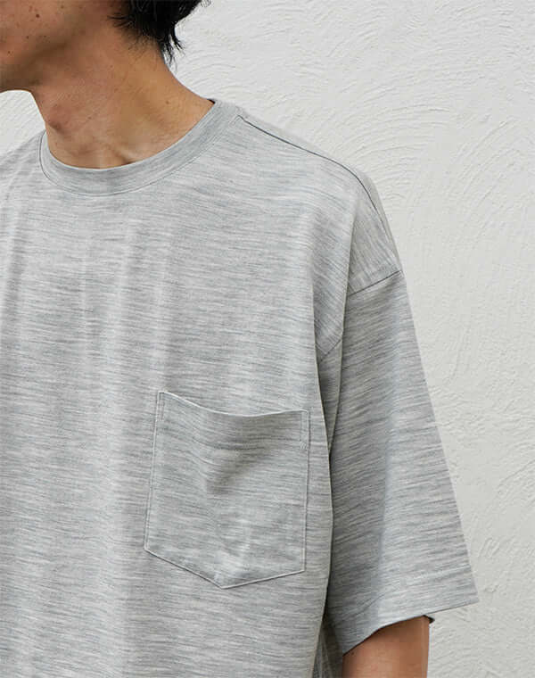 
                  
                    Load image into Gallery viewer, 【T SPEC GEAR × ＿＆LAINE】WoolJersey T-Shirt / BCA23001LT
                  
                
