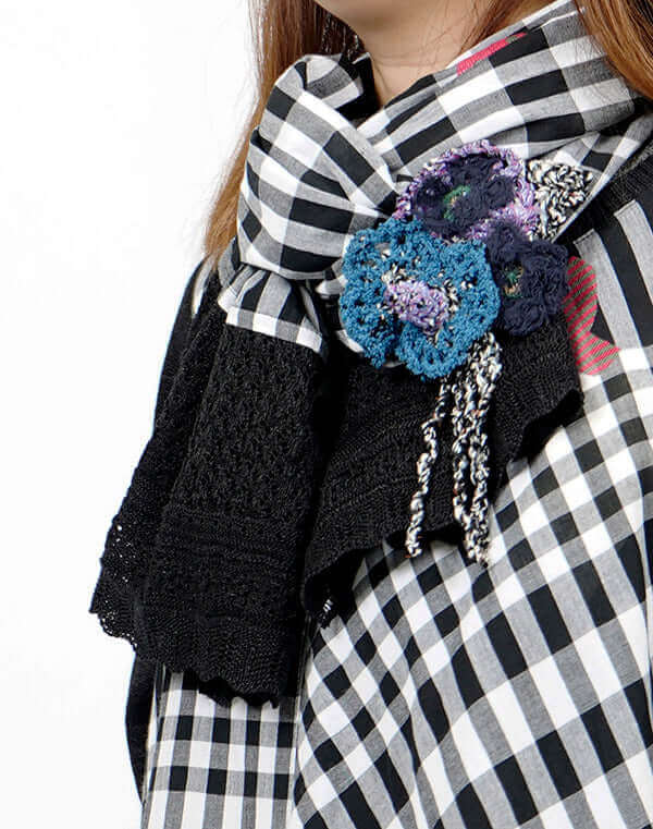 
                  
                    Load image into Gallery viewer, 花束刺繍コサージュ / BEH01049WA
                  
                