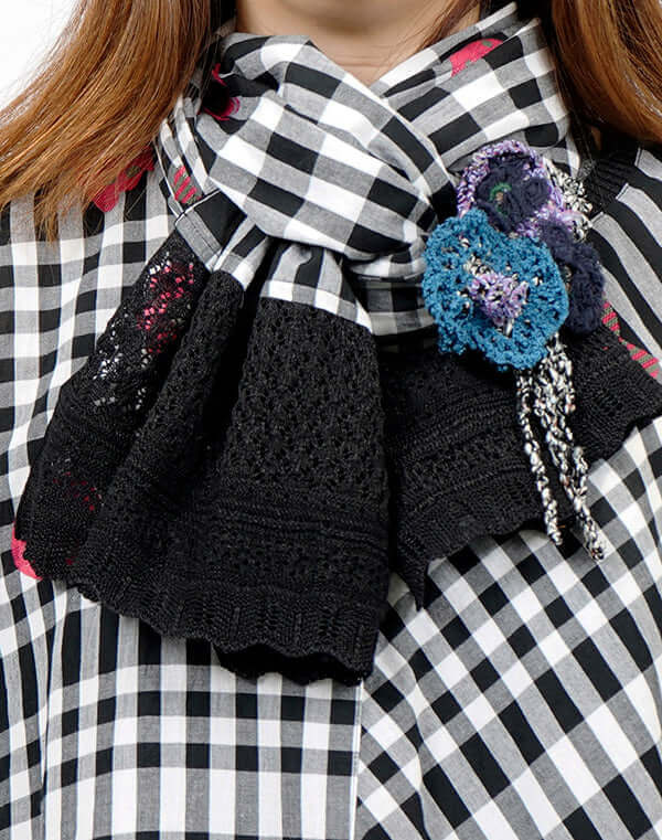 
                  
                    Load image into Gallery viewer, 花束刺繍コサージュ / BEH01049WA
                  
                