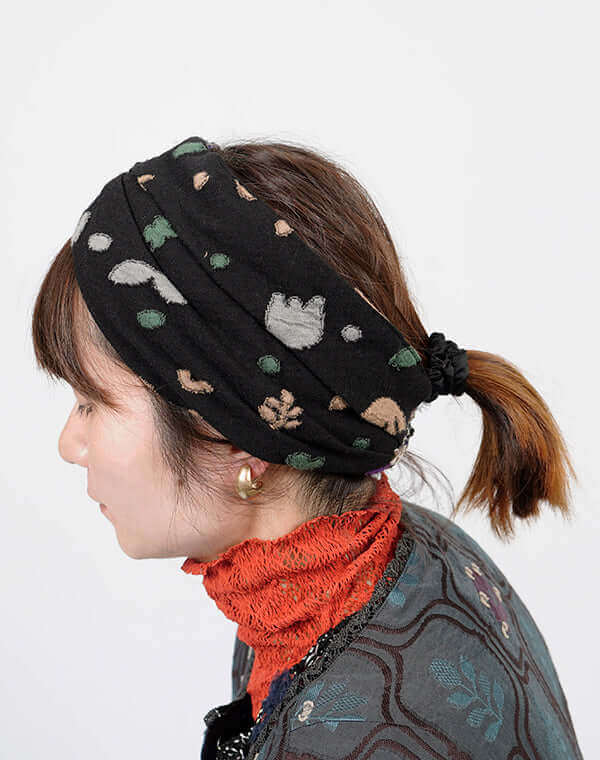 
                  
                    Load image into Gallery viewer, ウェーブレースニット切替ヘアバンド / BEH01045WA
                  
                