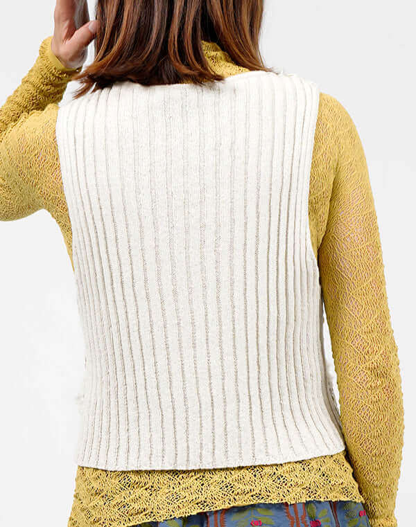 
                  
                    Load image into Gallery viewer, フラワーパッチ刺繍ベスト / BEH01047WA
                  
                