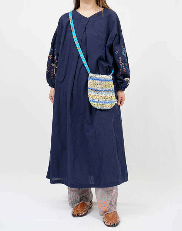 
                  
                    Load image into Gallery viewer, ステッチインターシャニットパンツ / BEH01025WA
                  
                